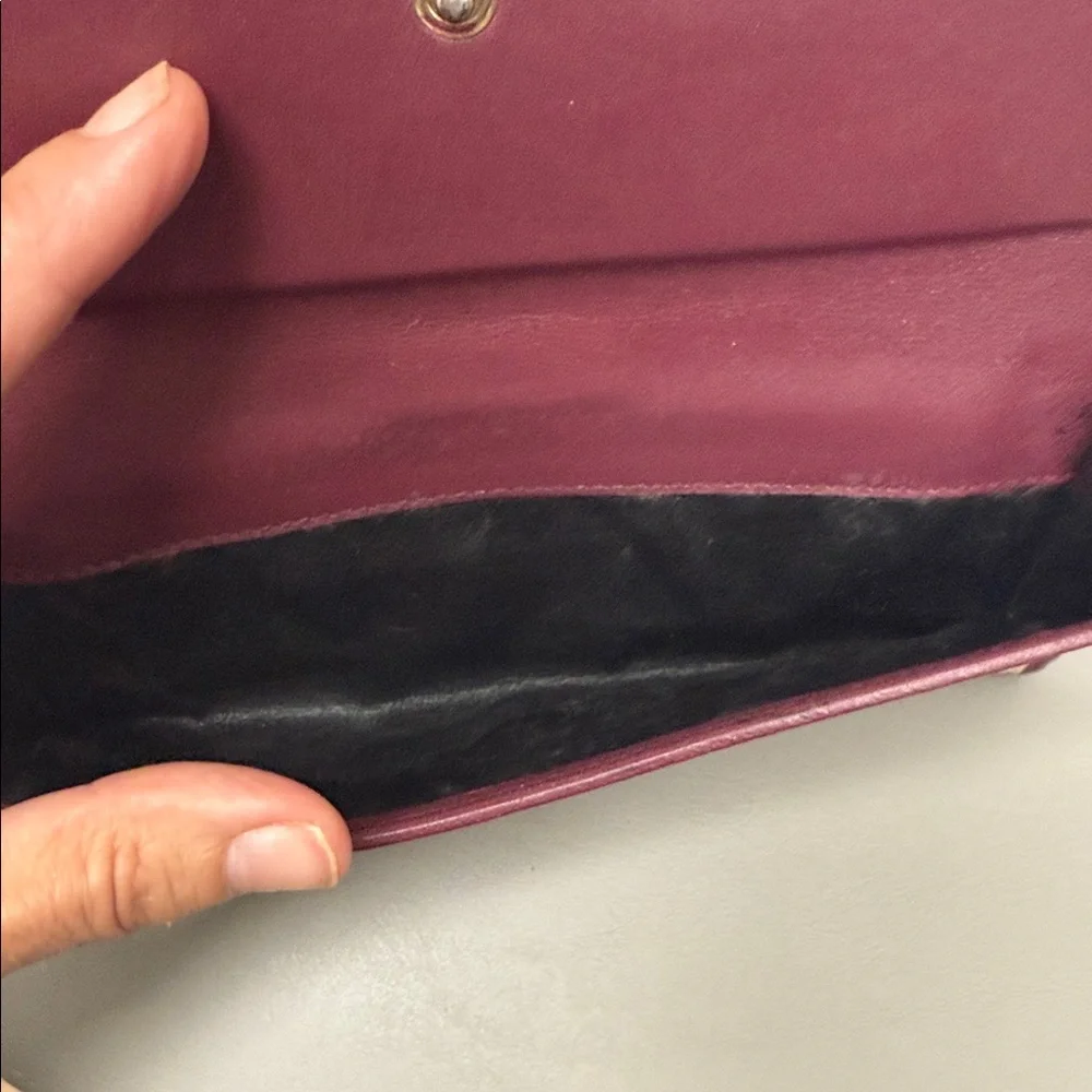 Gucci Tan and burgundy Women's Wallet - Picture 12 of 14
